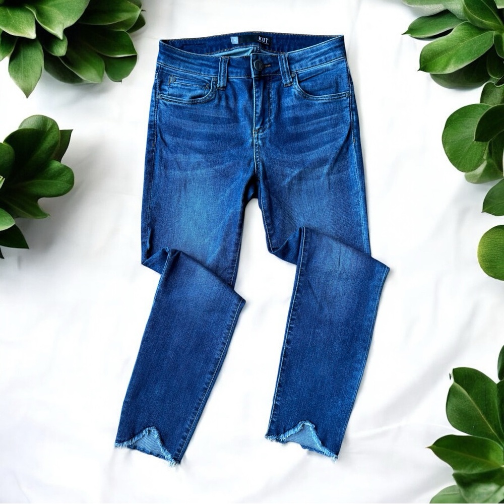 KUT from the Kloth Connie Skinny Crop Jeans - Size 0